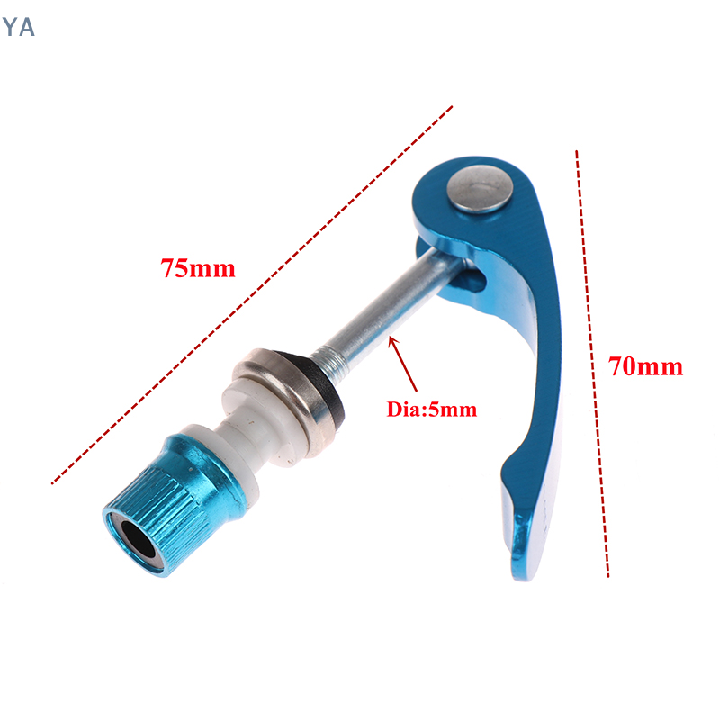 Picture Of Mountain Biking - 【YA】Quick Release Bike Seat Post Clamp