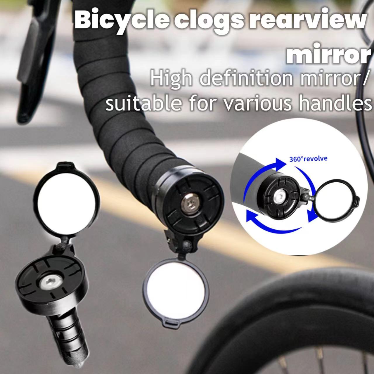Mountain Biking Definition - Bicycle blocking rearview mirror, outdoor riding
