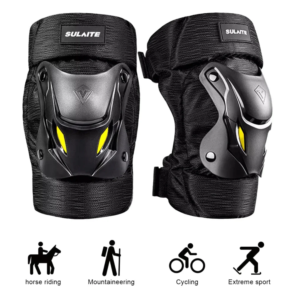 Mountain Biking Knee And Elbow Pads - 1Pair Electric Bike Motorcycle Motocross Racing
