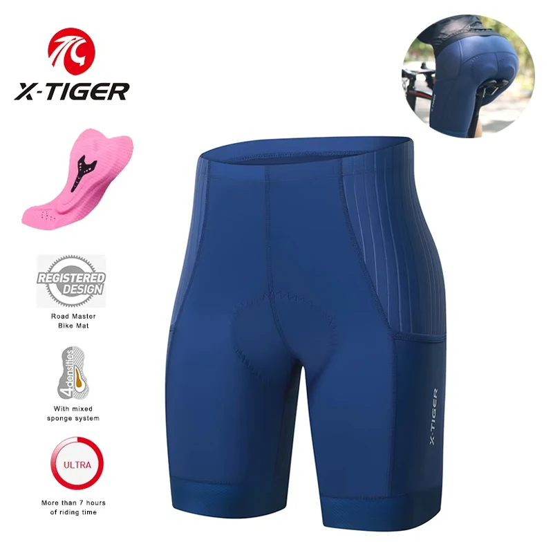 Mountain Biking Shorts Women - X-TIGER Women's Cycling Shorts Bib Shorts
