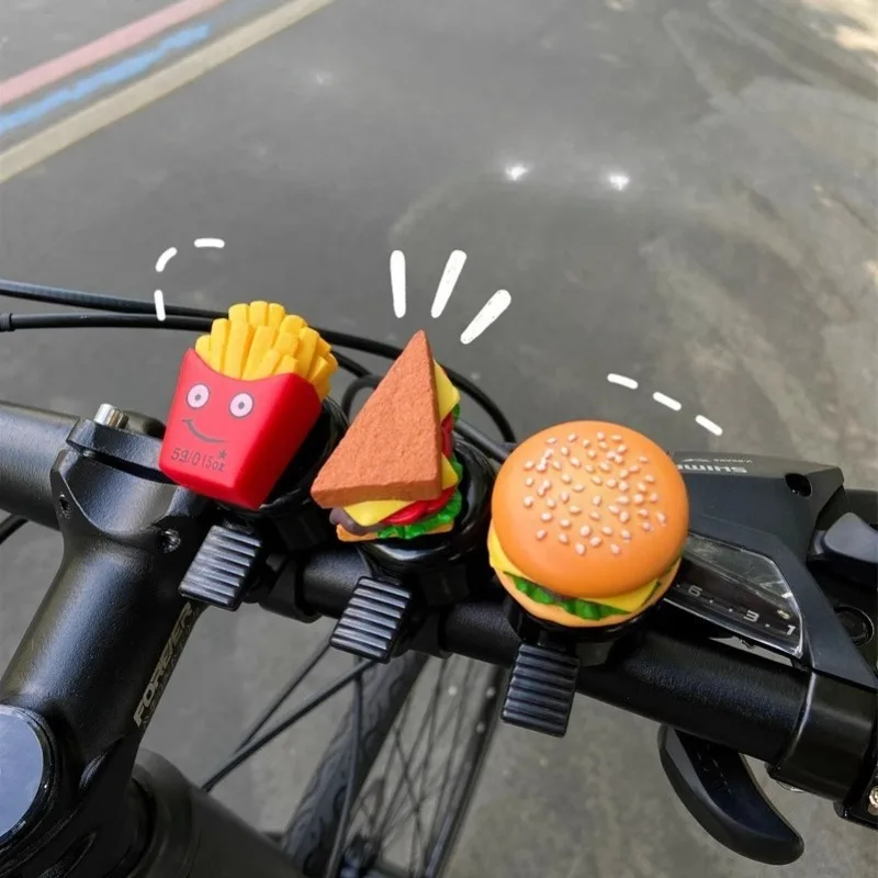Mountain Biking Cartoon - 1pc Hamburg Cartoon Bicycle Bell Super