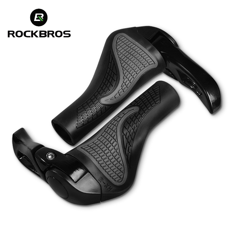 Mtb Grip Lock On - ROCKBROS MTB Grips Rubber Non-slip Bicycle