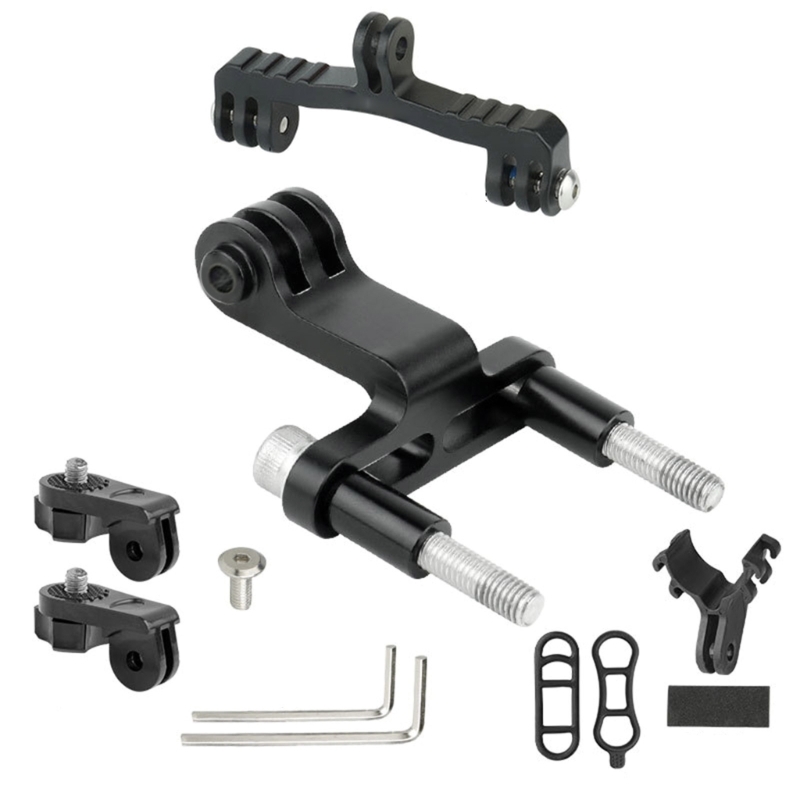 Picture Of Mountain Biking - Bicycle Flashlight Holder Aluminium-Alloy Bike Headlight