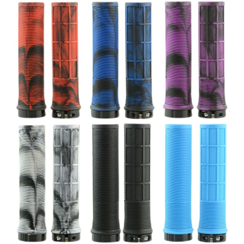 Mtb Grip Lock On - TPR Bicycle Grips Integrated Bicycle Handlebar