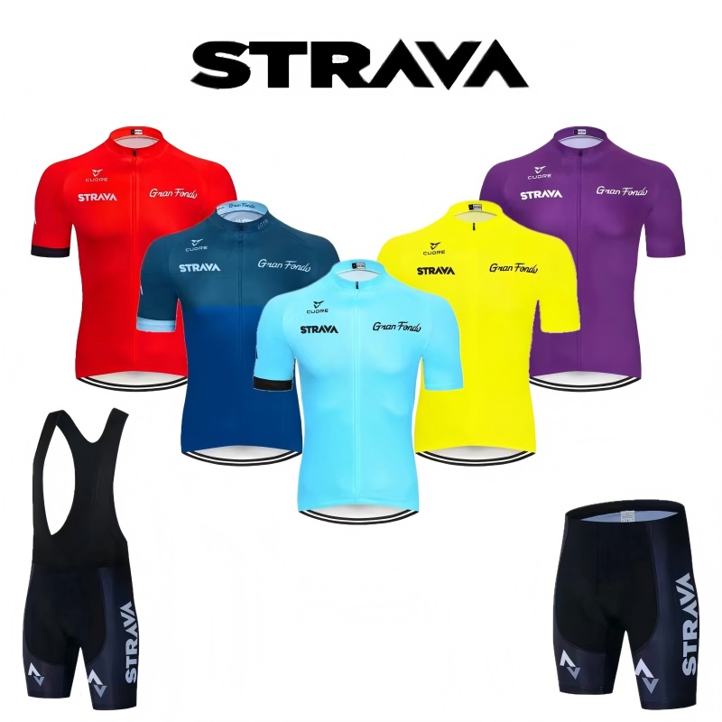 Mountain Biking Trousers - STRAVA Cycling Sets Cycling Clothes For