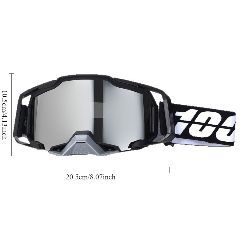 Mountain Biking Definition - Unisex Motorcycle Off-Road Riding Goggles, Anti-Sand