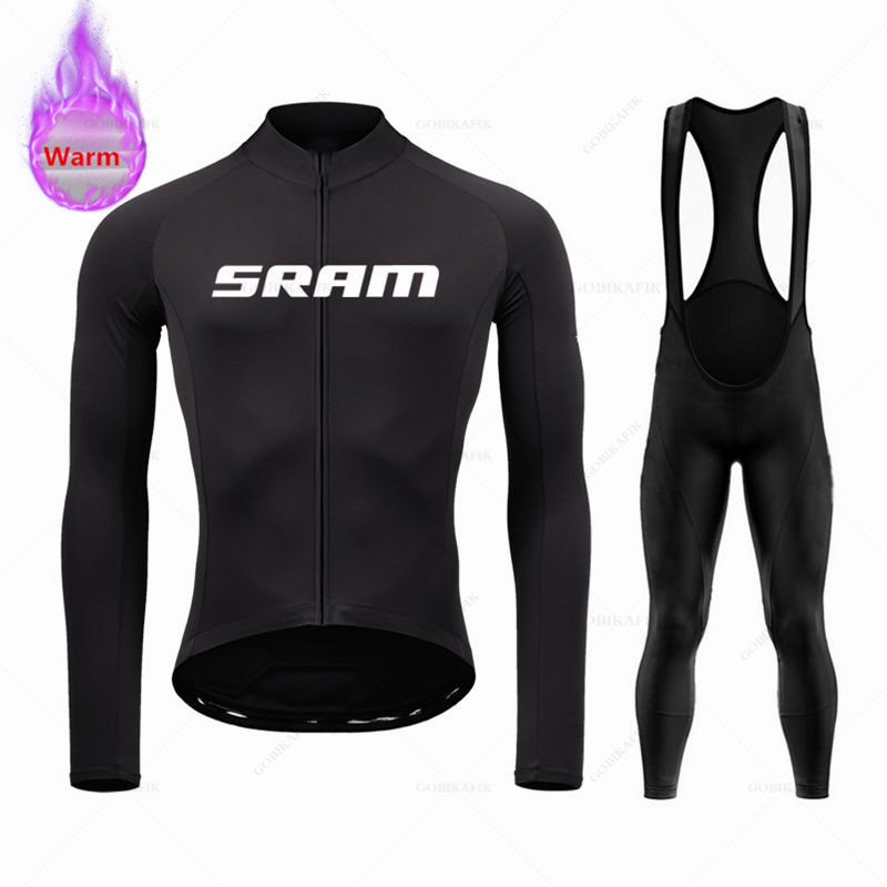 Mountain Biking Trousers - Sram Team Winter Long Sleeve Thermal