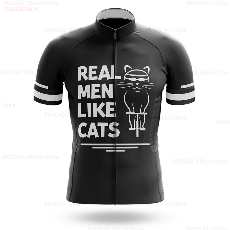 Cycling Jersey Men CARTOON CAT - Mountain Biking Cartoon review and price