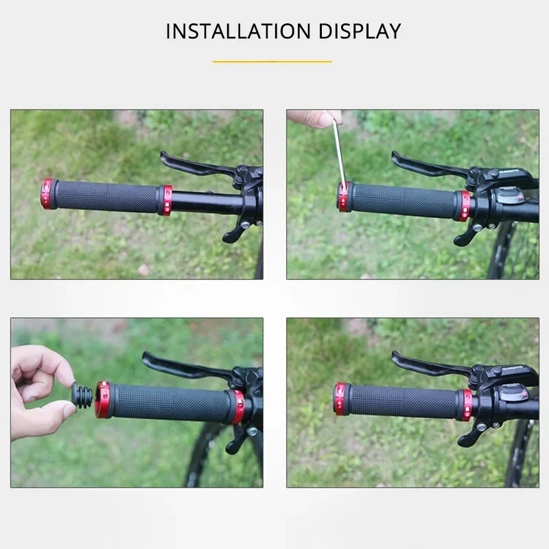 2PCS Lock on Bicycle Grips Rub - Mtb Grip Lock On review and price