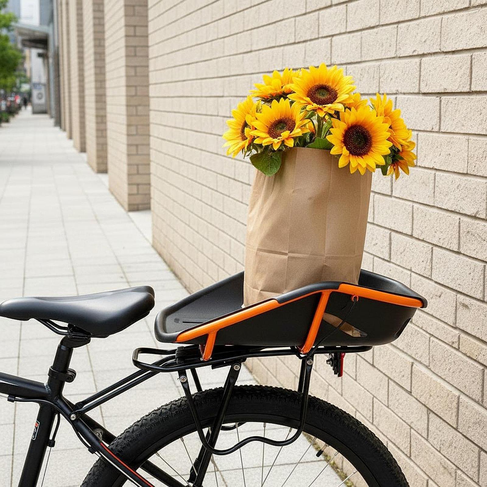 Sturdy Plastic Steel Rear Bike - Mountain Biking Shop review and price