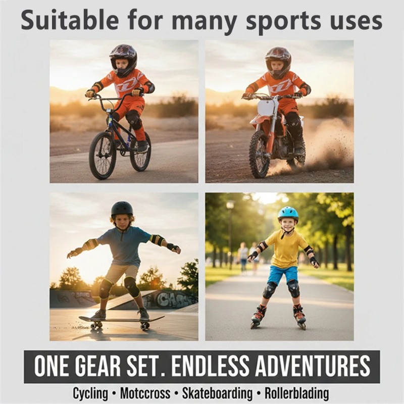 Anti-Fall Kids Knee Elbow Pads - Mountain Biking Knee And Elbow Pads review and price