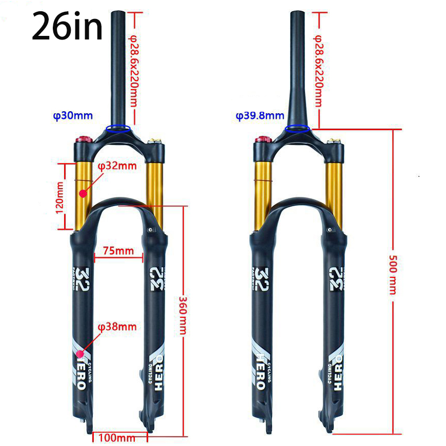 MTB Forks, Bike Suspension Air - Mountain Biking Jumps review and price