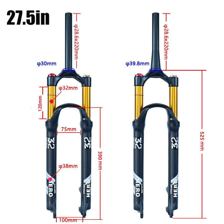 MTB Forks, Bike Suspension Air - Mountain Biking Jumps review and price