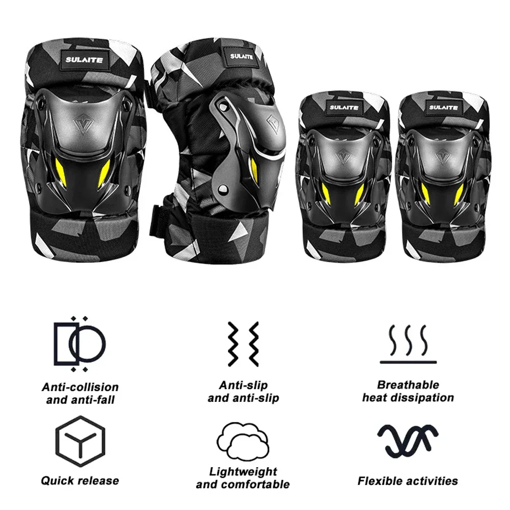 FAATTQQ 1Pair Motorcycle Elect - Mountain Biking Knee And Elbow Pads review and price