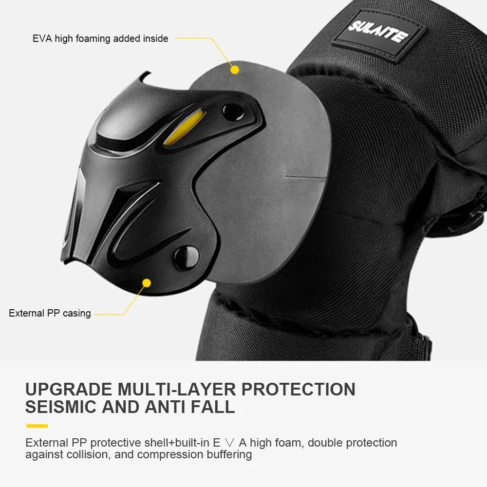 1Pair Electric Bike Motorcycle - Mountain Biking Knee And Elbow Pads review and price