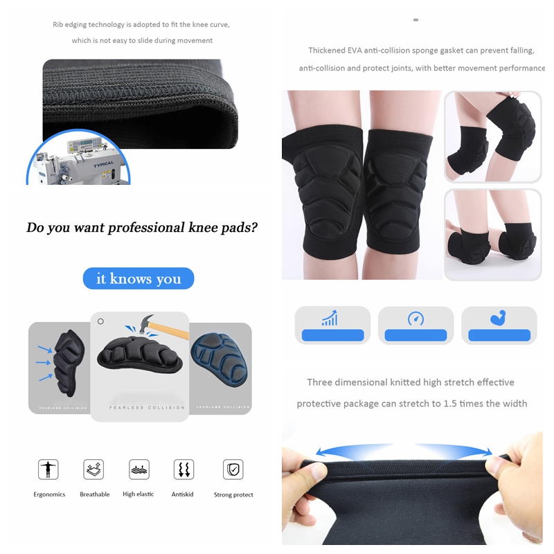 1 Pair Breathable MTB Knee Pro - Mountain Biking Knee And Elbow Pads review and price