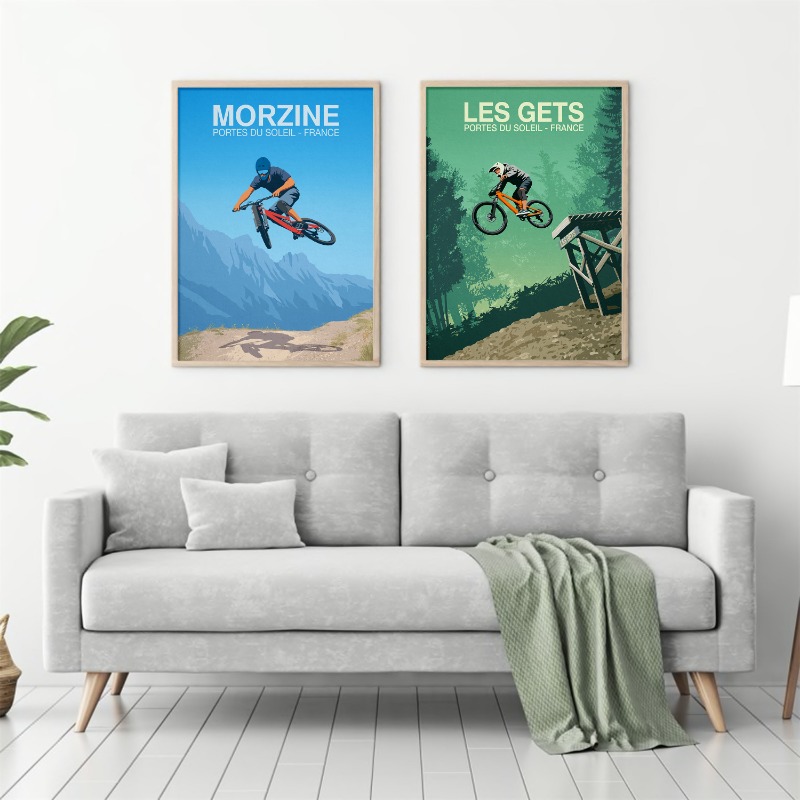 Mountain Bike Trail Poster Sno - Picture Of Mountain Biking review and price
