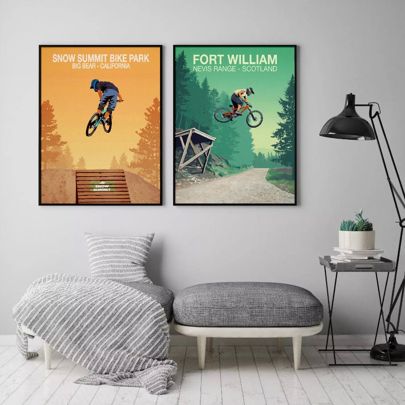 Mountain Bike Trail Poster Sno - Picture Of Mountain Biking review and price