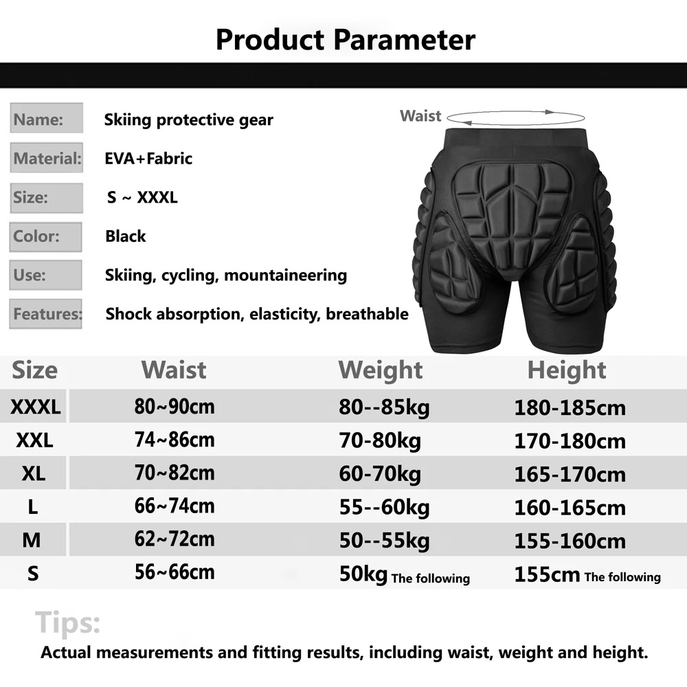 New Ski Shorts Skating Hip Pro - Mountain Biking Knee And Elbow Pads review and price