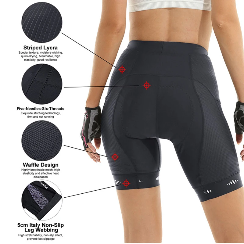 X-TIGER Women Cycling Shorts R - Mountain Biking Shorts Women review and price