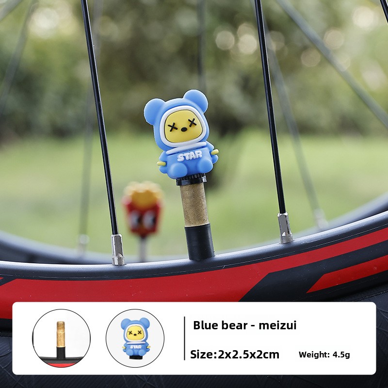Creative Cartoon Silicone Bicy - Mountain Biking Cartoon review and price