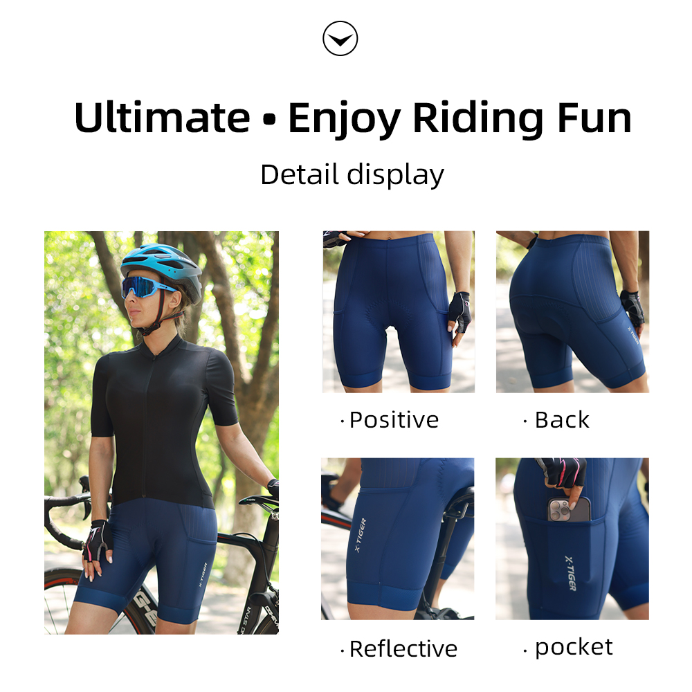 X-Tiger Blue Cycling Shorts Bi - Mountain Biking Shorts Women review and price