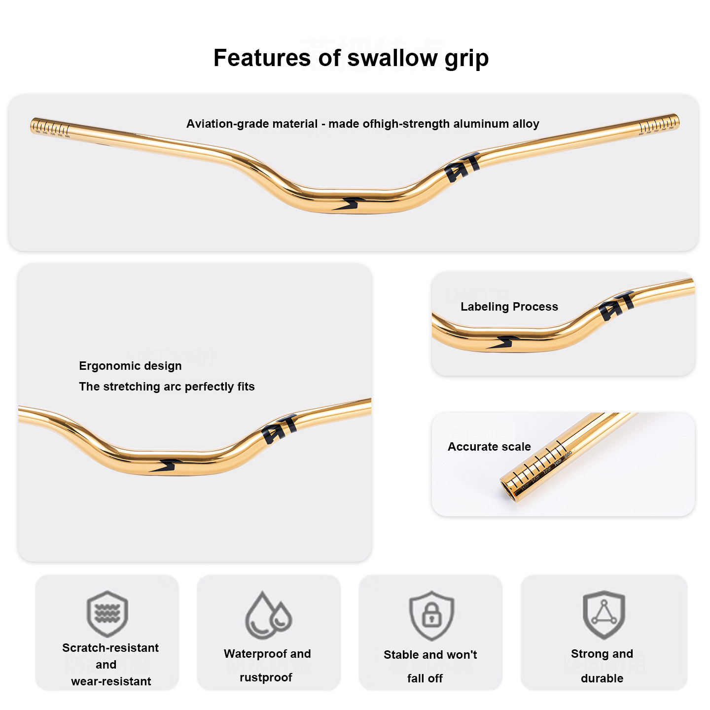 Aluminum Alloy Bicycle Handleb - Mountain Biking Jumps review and price