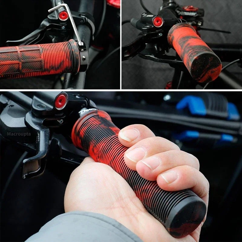 TPR Bicycle Grips Integrated B - Mtb Grip Lock On review and price
