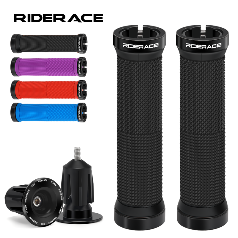 1Pair Bike Grip With End Cap F - Mtb Grip Lock On review and price
