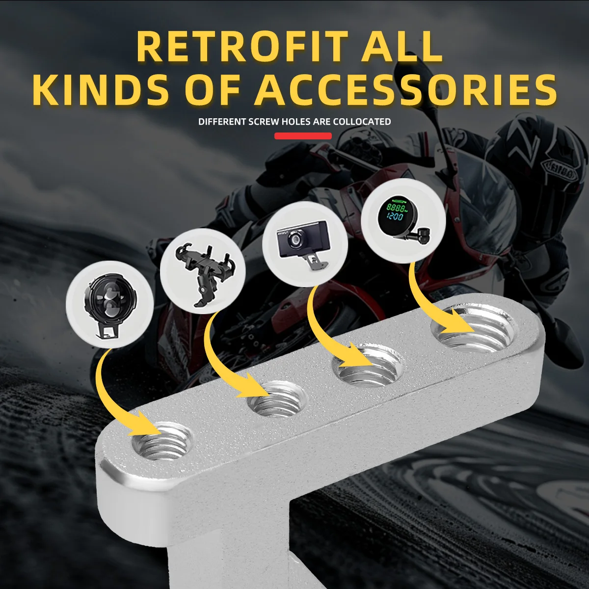 M5 M6 M8 Thread 4 Holes Motorc - Mountain Biking Shop review and price
