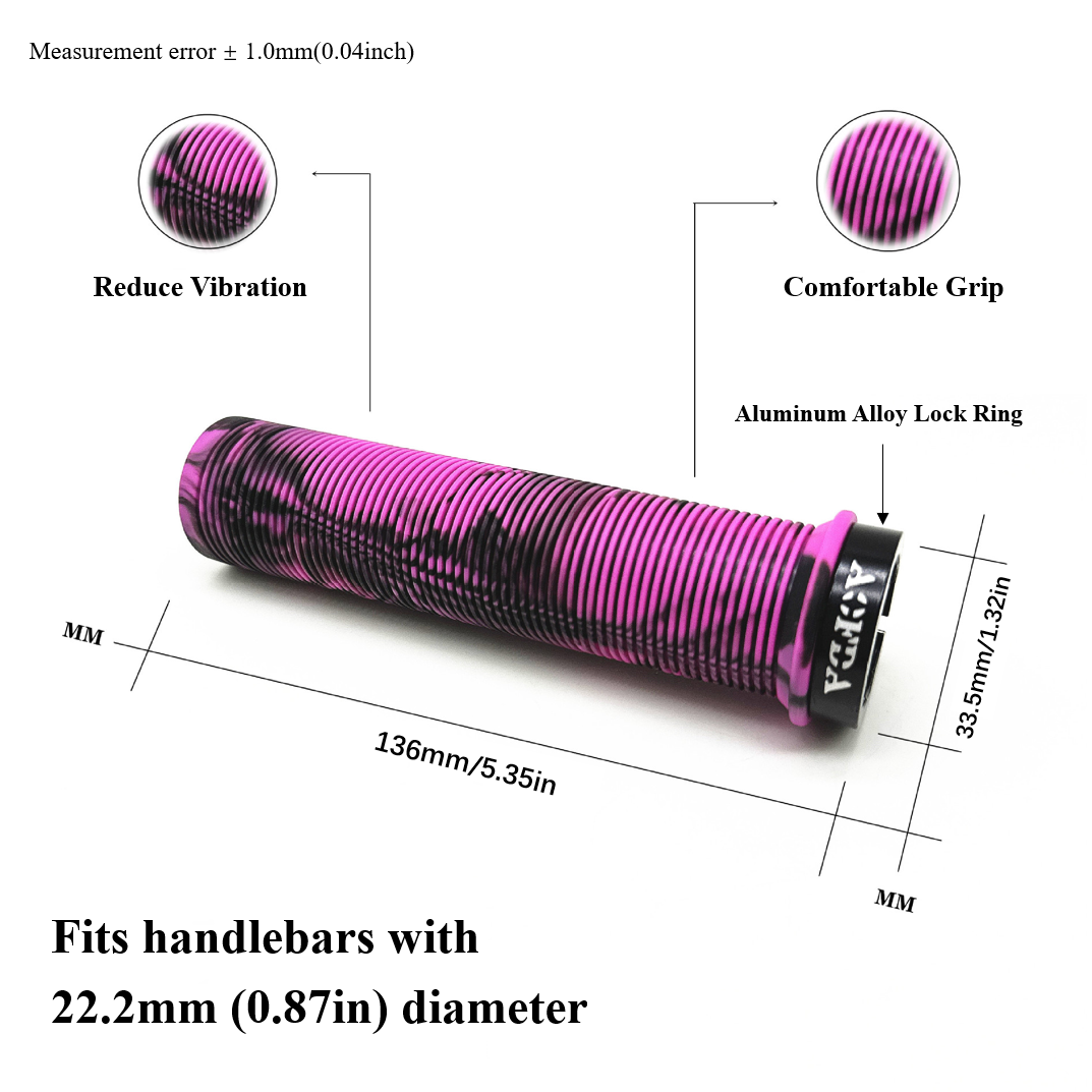 1pair 22.2mm Single-Sided Lock - Mtb Grip Lock On review and price